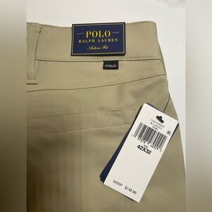 $148 Polo Ralph Lauren Men's Active Fit Performance Pant, Khaki, 42x32